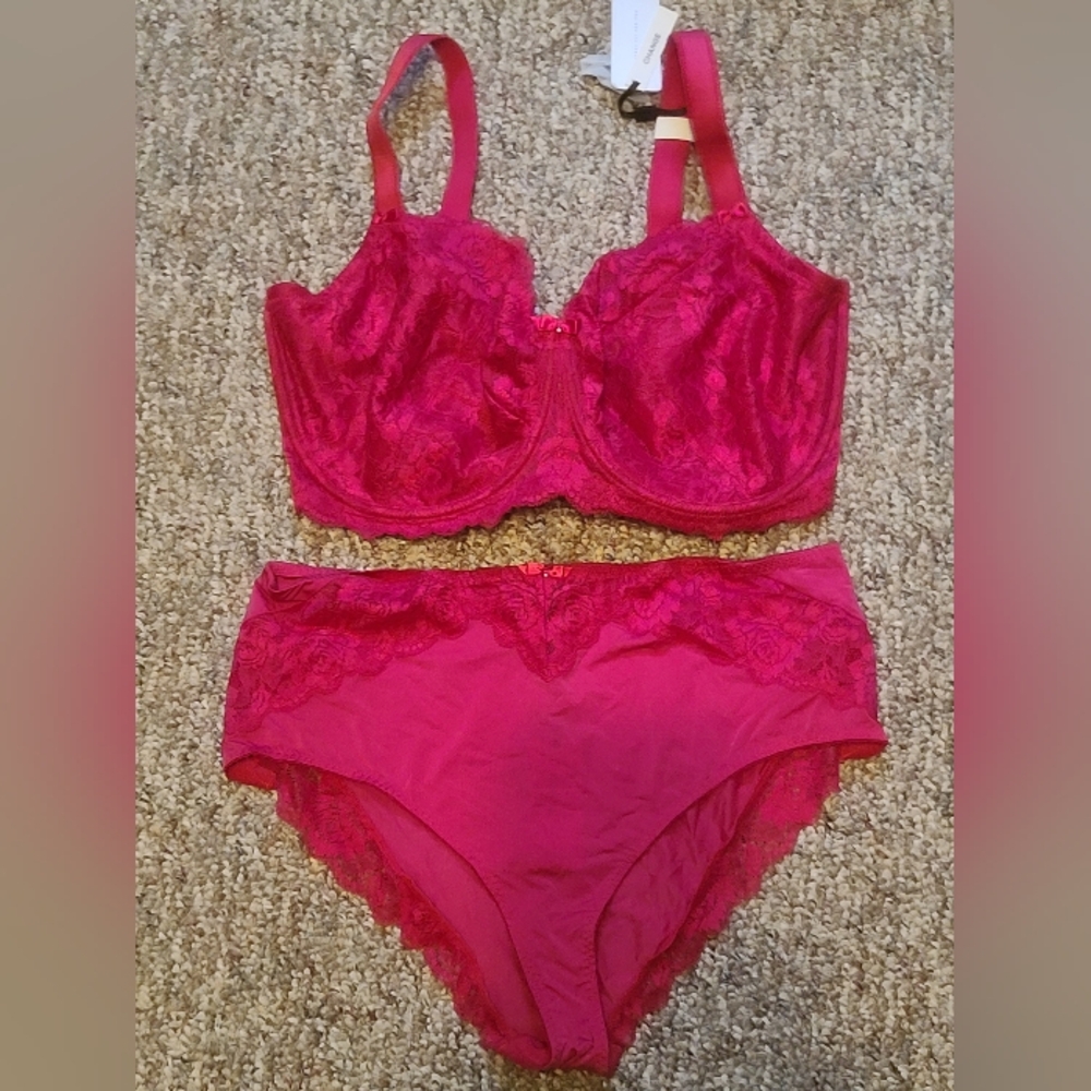 CHANGE Lingerie Scarlet Lace Bra Set